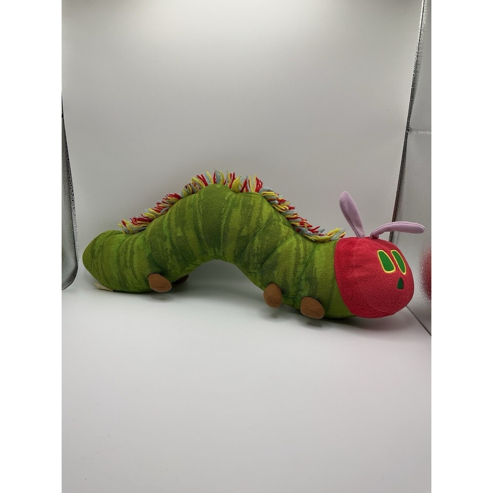 Vintage The Very Hungry Caterpillar Plush Long Stuffed Animal Eric Carle Toy